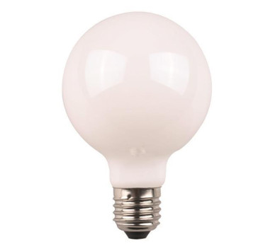 ΛΑΜΠΑ LED ΓΛΟΜΠΟΣ G125 CROSSED FILAMENT 8W 1055lm Ε27 4000K 220-240V MILKY