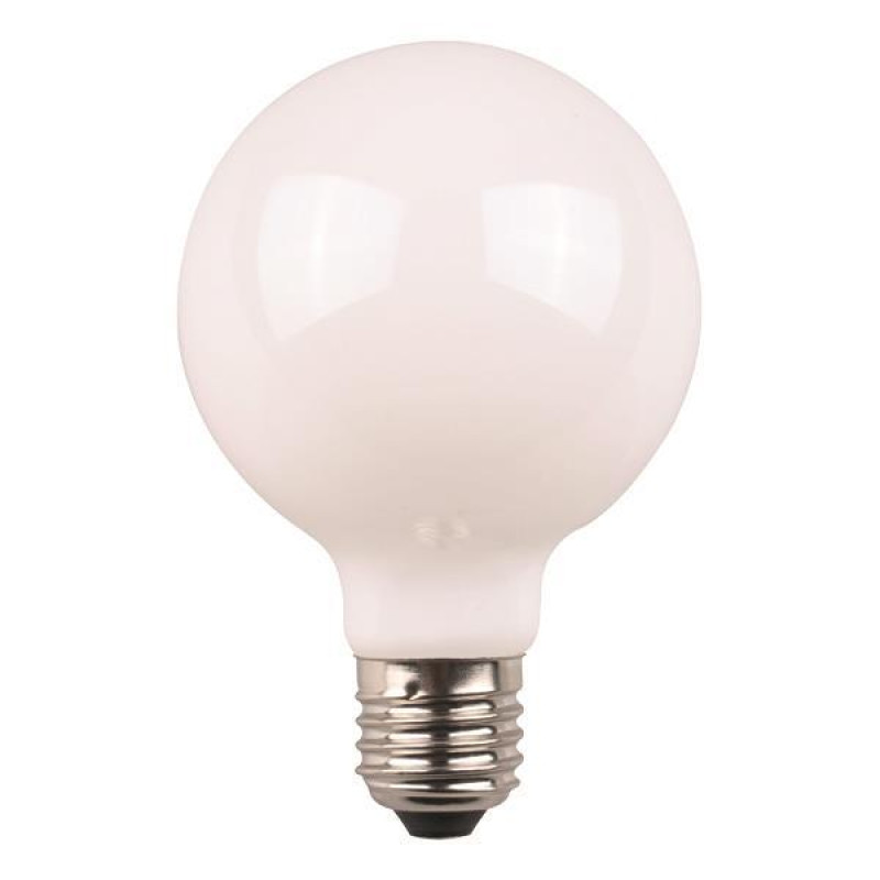 ΛΑΜΠΑ LED ΓΛΟΜΠΟΣ G125 CROSSED FILAMENT 8W 1055lm Ε27 4000K 220-240V MILKY