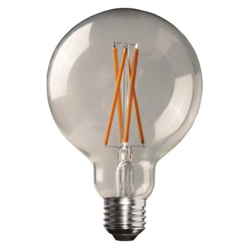 ΛΑΜΠΑ LED ΓΛΟΜΠΟΣ G125 CROSSED FILAMENT 11W 1600lm Ε27 3000K 220-240V