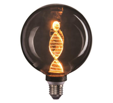 ΛΑΜΠΑ LED ΓΛΟΜΠΟΣ G125 4W 55lm E27 1800K 220-240V DNA SMOKY DIMMABLE