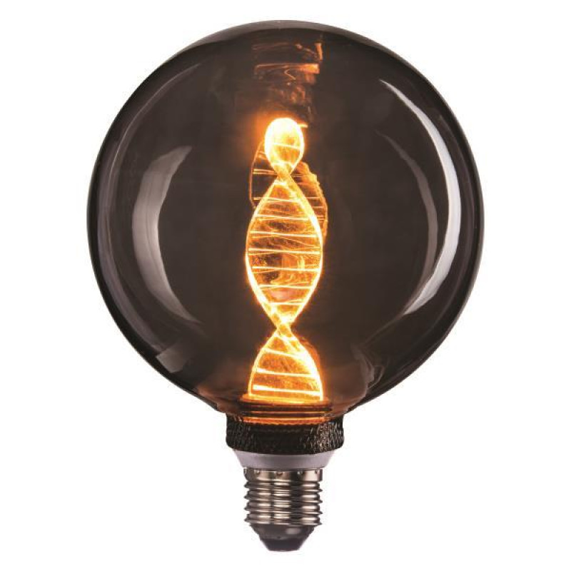 ΛΑΜΠΑ LED ΓΛΟΜΠΟΣ G125 4W 55lm E27 1800K 220-240V DNA SMOKY DIMMABLE