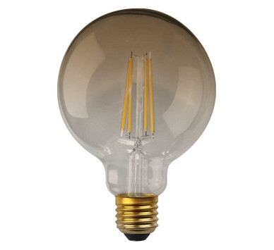 ΛΑΜΠΑ LED ΓΛΟΜΠΟΣ G95 FILAMENT 8W 1055lm Ε27 2400K 220-240V GOLD GLASS DIMMABLE