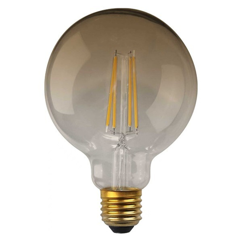 ΛΑΜΠΑ LED ΓΛΟΜΠΟΣ G95 FILAMENT 8W 1055lm Ε27 2400K 220-240V GOLD GLASS DIMMABLE