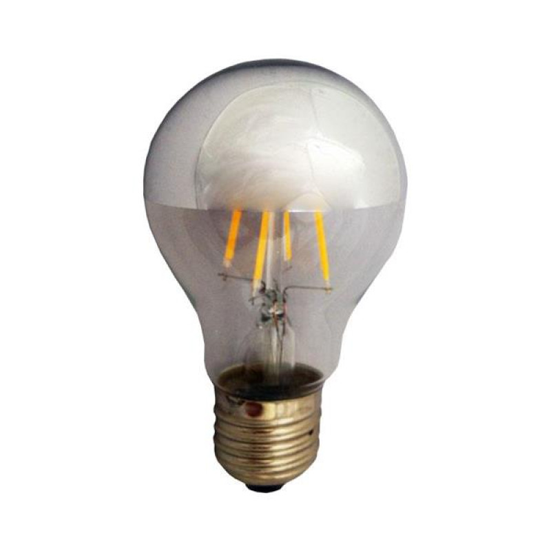 ΛΑΜΠΑ LED ΑΝΕΣΤΡΑΜΜΕΝΟΥ ΚΑΘΡΕΠΤΟΥ FILAMENT 6W 650lm E27 2700K 220-240V DIMMABLE