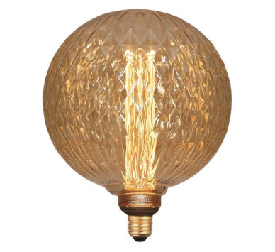 ΛΑΜΠΑ LED ΓΛΟΜΠΟΣ G200 3,5W 120lm Ε27 2000K 220-240V GOLD GLASS DIMMABLE