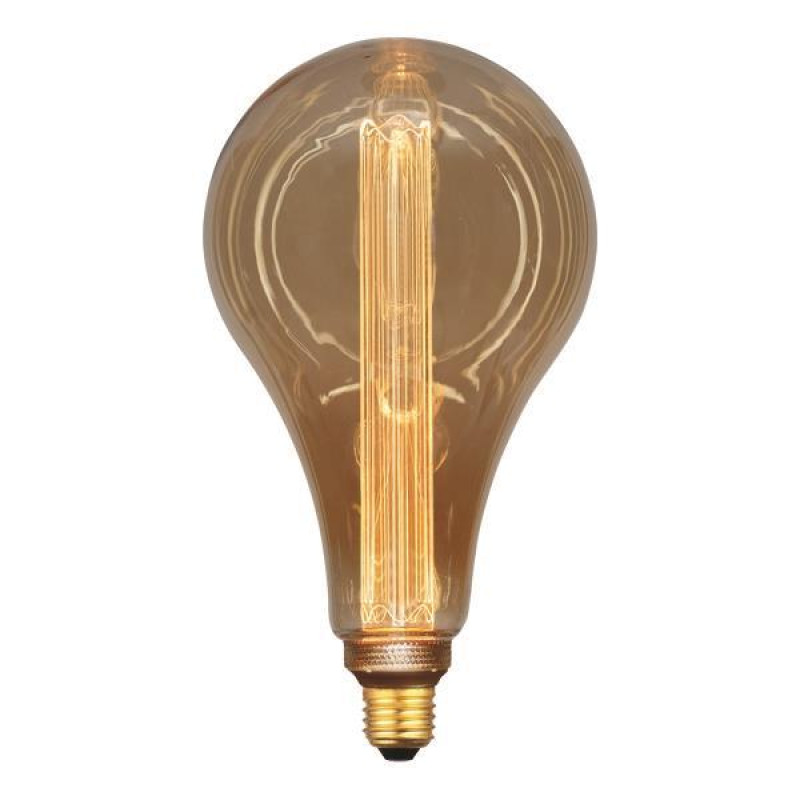 ΛΑΜΠΑ LED ΑΧΛΑΔΙ P165 3,5W 120lm Ε27 2000K 220-240V GOLD GLASS DIMMABLE