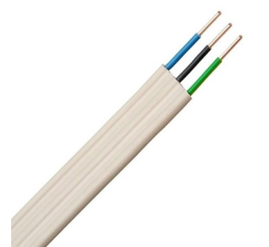 ΚΑΛΩΔΙΟ ΠΛΑΚΕ NYIFY-R 3Χ1,5mm² ΛΕΥΚΟ (100m/roll)