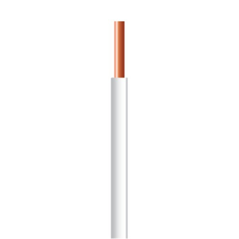 ΚΑΛΩΔΙΟ NYA ΗΟ5V-U 1Χ1mm² ΛΕΥΚΟ (100m/roll)
