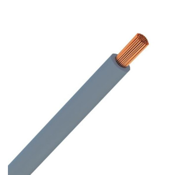 ΚΑΛΩΔΙΟ NYAF H07V-K 1Χ1.5mm² ΓΚΡΙ (100m/roll)