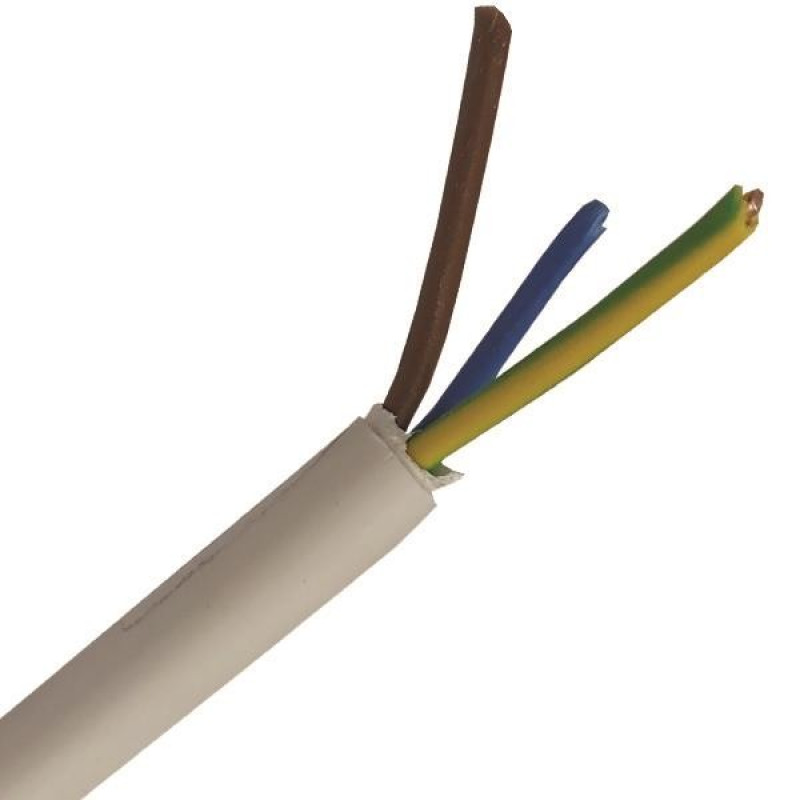 ΚΑΛΩΔΙΟ NYΜ A05VV-U 3Χ2,5mm² ΛΕΥΚΟ(100m/roll)
