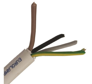 ΚΑΛΩΔΙΟ NYΜ A05VV-U 4Χ2.5mm² ΛΕΥΚΟ (100m/roll)