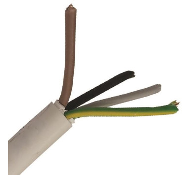 ΚΑΛΩΔΙΟ NYΜ A05VV-U 4Χ4mm² ΛΕΥΚΟ (100m/roll)
