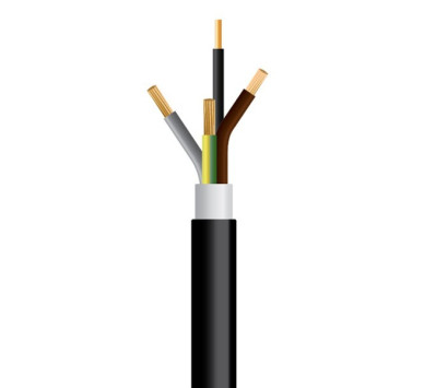 ΚΑΛΩΔΙΟ NYY J1VV-R 3X10+1.5mm² ΜΑΥΡΟ (1000m/Drum)