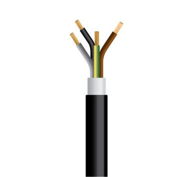 ΚΑΛΩΔΙΟ NYY J1VV-R 4X16mm² ΜΑΥΡΟ (500m/Drum)