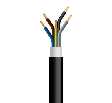 ΚΑΛΩΔΙΟ NYY J1VV-U 5Χ4mm² ΜΑΥΡΟ (1000m/Drum)