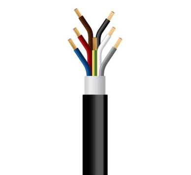 ΚΑΛΩΔΙΟ NYY J1VV-R 7Χ1,5mm² ΜΑΥΡΟ (1000m/Drum)