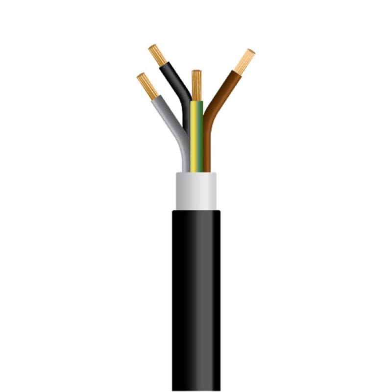 ΚΑΛΩΔΙΟ NYY J1VV-U 4X2.5mm² ΜΑΥΡΟ (750m/Drum)