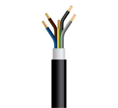 ΚΑΛΩΔΙΟ NYY J1VV-U 5Χ2,5mm² ΜΑΥΡΟ (750m/Drum)