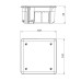 ΜΠΟΥΑΤ ΧΩΝΕΥΤΟ 95Χ95Χ50 ΓΥΨΟΣΑΝΙΔΑΣ 850°C