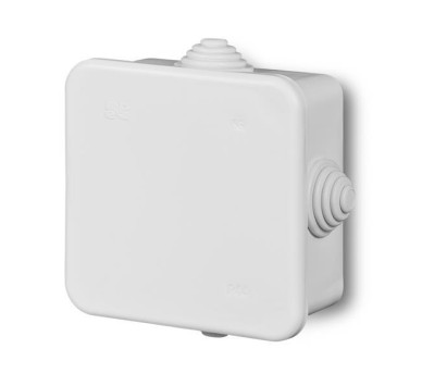 ΜΠΟΥΑΤ ΕΞΩΤΕΡΙΚΟ 80X80X42 IP55 ΛΕΥΚΟ