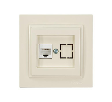 ΠΡΙΖΑ DATA CAT 6 RJ 45 MONH ΜΠΕΖ