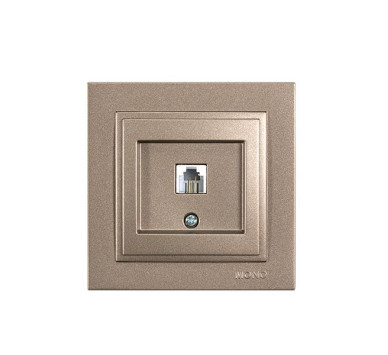 ΠΡΙΖΑ ΤΗΛΕΦΩΝΟΥ MONH RJ 11 LIGHT FUME