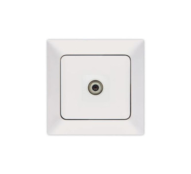 ΠΡΙΖΑ TV F CONNECTOR ΛΕΥΚΗ