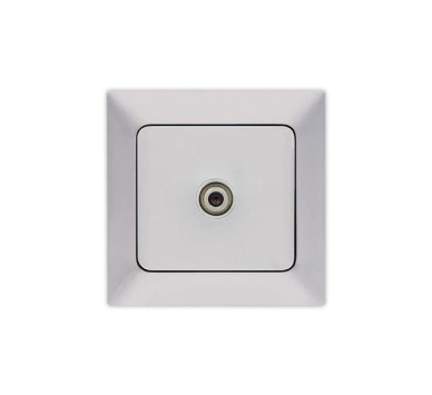 ΠΡΙΖΑ ΤV F CONNECTOR ΝΙΚΕΛ MAT