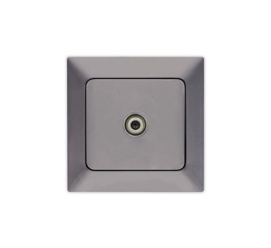 ΠΡΙΖΑ ΤV F CONNECTOR ΓΡΑΦΙΤΗΣ