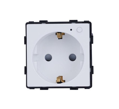 SMART ZIGBEE ΠΡΙΖΑ ΣΟΥΚΟ 16Α ΑΣΠΡΟ ΧΡΩΜΑ ΜΕ ΕΝΔΕΙΞΗ ΛΕΙΤΟΥΡΓΙΑΣ ΜΠΟΥΤΟΝ ON/OFF ΚΑΙ ΜΕΤΡΗΤΗ ΡΕΥΜΑΤΟΣ