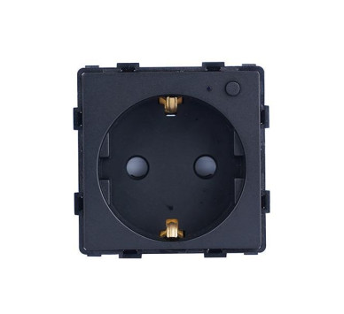 SMART ZIGBEE ΠΡΙΖΑ ΣΟΥΚΟ 16Α ΜΑΥΡΟ ΧΡΩΜΑ ΜΕ ΕΝΔΕΙΞΗ ΛΕΙΤΟΥΡΓΙΑΣ ΜΠΟΥΤΟΝ ON/OFF ΚΑΙ ΜΕΤΡΗΤΗ ΡΕΥΜΑΤΟΣ