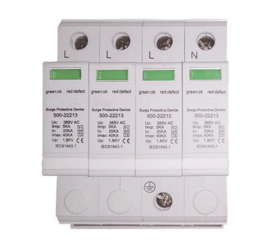 ΑΝΤΙΚΕΡΑΥΝΙΚΟ ΤΡΙΦΑΣΙΚΟ Τ1-Τ2 20kA-40kA 385V 4P