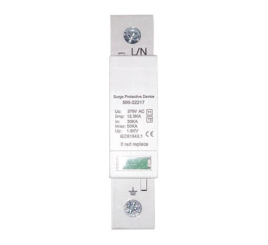 ΑΝΤΙΚΕΡΑΥΝΙΚΟ ΜΟΝΟΦΑΣΙΚΟ Τ1-Τ2 12.5kA 275V 1P+NPE