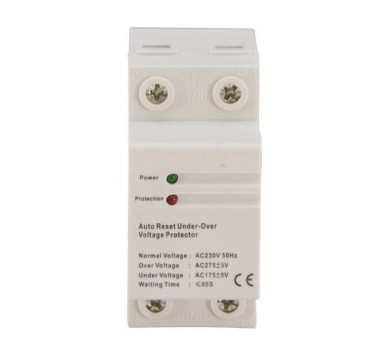 ΕΠΙΤΗΡΗΤΗΣ ΤΑΣΗΣ ΜΟΝΟΦΑΣΙΚΟΣ 40Α 2P 175-275V