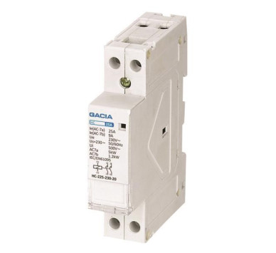 ΡΕΛΕ ΡΑΓΑΣ 2Χ20Α 2NO 240V AC GACIA