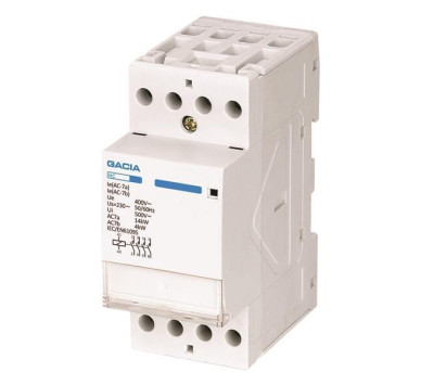ΡΕΛΕ ΡΑΓΑΣ 4Χ25Α 4NO 240V AC GACIA