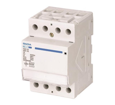 ΡΕΛΕ ΡΑΓΑΣ 4Χ40Α 4NO 24V AC GACIA
