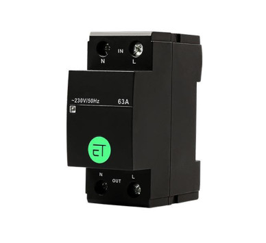 ΡΕΛΕ ΡΑΓΑΣ WIFI 2Χ63Α 240V 2P AC EUROLAMP