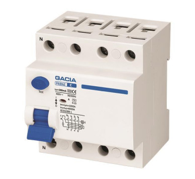 ΡΕΛΕ ΔΙΑΡΡΟΗΣ 4Χ40Α 6KA 300mA GACIA TYPE A
