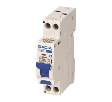 ΡΕΛΕ RCBO ΜΟΝΟΠΟΛΙΚΟ 16A 4,5KA 30mA 1P+N GACIA TYPE A
