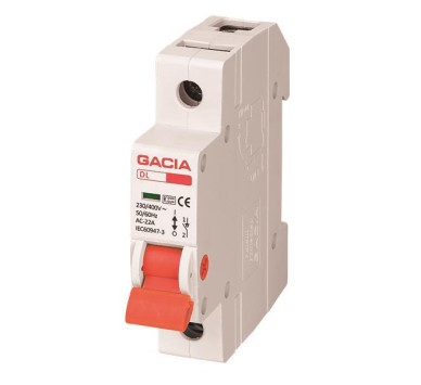 ΡΑΓΟΔΙΑΚΟΠΤΗΣ 1X25A GACIA