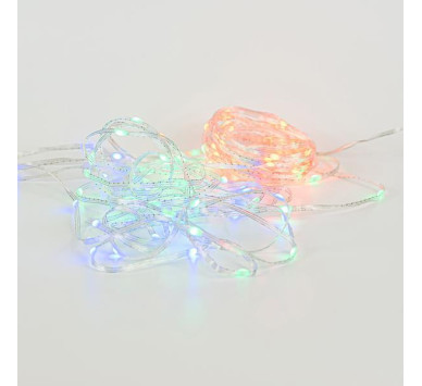 ΣΕΙΡΑ, 100 SMART MINI LED, USB, ΔΙΑΧΕΙΡΙΣΗ ΜΕΣΩ ΕΦΑΡΜΟΓΗΣ, M/F, ΤΗΛΕΧΕΙΡΙΣΤΗΡΙΟ (ΧΡΟΝΟΔΙΑΚΟΠΤΗΣ, DIMMER), ΔΙΑΦΑΝΟ ΠΛΑΚΕ ΧΑΛΚΙΝΟ ΚΑΛΩΔΙΟ, RGB LED ΑΝΑ 10cm, ΠΡΟΕΚΤΑΣΗ ΠΑΡΟΧΗΣ 2m, IP20
