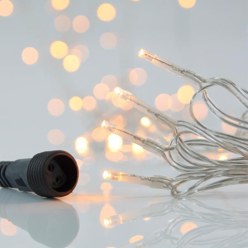 ΣΕΙΡΑ PRO, 300 LED 3mm, 31V & 9W ΜΕΤΑΣΧΗΜΑΤΙΣΤΗ, 4 ΕΠΕΚΤΑΣΕΙΣ ΕΩΣ 3 ΣΕΤ, ΔΙΑΦΑΝΟ PVC ΚΑΛΩΔΙΟ, ΘΕΡΜΟ ΛΕΥΚΟ LED ANA 5cm, ΠΡΟΕΚΤΑΣΗ ΠΑΡΟΧΗΣ 3m, IP44