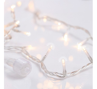 ΣΕΙΡΑ, 300 FLASH LED 5mm, 31V ΜΕΤΑΣΧΗΜΑΤΙΣΤΗ, 4 ΕΠΕΚΤΑΣΕΙΣ ΕΩΣ 3 ΣΕΤ, ΔΙΑΦΑΝΟ PVC ΚΑΛΩΔΙΟ, ΘΕΡΜΟ ΛΕΥΚΟ LED ANA 10cm, ΠΡΟΕΚΤΑΣΗ ΠΑΡΟΧΗΣ 3m, ΙΡ44