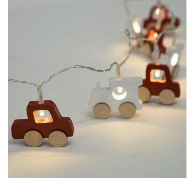 ΣΕΙΡΑ, 10 LED 5mm, ΔΙΑΚΟΣΜΗΤΙΚΑ ΞΥΛΙΝΑ ΑΜΑΞΙΑ, ΜΠΑΤΑΡΙΑΣ 3xΑΑ, ΧΡΟΝΟΔΙΑΚΟΠΤΗ, ΘΕΡΜΟ ΛΕΥΚΟ LED ΑΝΑ 10cm, ΔΙΑΦΑΝΟ PVC ΚΑΛΩΔΙΟ, ΠΡΟΕΚΤΑΣΗ ΠΑΡΟΧΗΣ 30cm, IP20