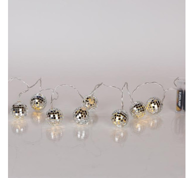 ΣΕΙΡΑ, 10 LED 5mm, DISCO ΜΠΑΛΙΤΣΕΣ, ΜΠΑΤΑΡΙΑΣ 3xAA, ΧΡΟΝΟΔΙΑΚΟΠΤΗ, ΔΙΑΦΑΝΟ PVC ΚΑΛΩΔΙΟ, ΘΕΡΜΟ ΛΕΥΚΟ LED ΑΝΑ 15cm, ΠΡΟΕΚΤΑΣΗ ΠΑΡΟΧΗΣ 30cm, IP20