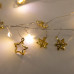 ΣΕΙΡΑ, 20 MINI LED, ΔΙΑΚΟΣΜΗΤΙΚΑ ΑΣΤΕΡΙΑ, ΜΠΑΤΑΡΙΑΣ 3xΑΑ, ΧΡΟΝΟΔΙΑΚΟΠΤΗ, ΑΣΗΜΙ ΧΑΛΚΙΝΟ ΚΑΛΩΔΙΟ, ΘΕΡΜΟ ΛΕΥΚΟ LED ΑΝΑ 10cm, ΠΡΟΕΚΤΑΣΗ ΠΑΡΟΧΗΣ 30cm, IP20