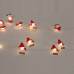 ΣΕΙΡΑ, 20 LED 3mm, ΔΙΑΚΟΣΜΗΤΙΚΑ ΑΚΡΥΛΙΚΑ ΜΑΝΙΤΑΡΙΑ, ΜΠΑΤΑΡΙΑΣ 3xΑΑ, ΧΡΟΝΟΔΙΑΚΟΠΤΗ, ΘΕΡΜΟ ΛΕΥΚΟ LED ΑΝΑ 10cm, ΑΣΗΜΙ ΧΑΛΚΙΝΟ ΚΑΛΩΔΙΟ, ΠΡΟΕΚΤΑΣΗ ΠΑΡΟΧΗΣ 30cm, IP20