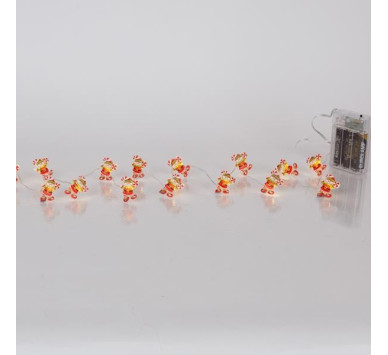 ΣΕΙΡΑ, 20 MINI LED, CANDY ΞΩΤΙΚΑ, ΜΠΑΤΑΡΙΑΣ 3xAA, ΧΡΟΝΟΔΙΑΚΟΠΤΗ, ΑΣΗΜΙ ΧΑΛΚΙΝΟ ΚΑΛΩΔΙΟ, ΘΕΡΜΟ ΛΕΥΚΟ LED ΑΝΑ 10cm, ΠΡΟΕΚΤΑΣΗ ΠΑΡΟΧΗΣ 30cm, IP20