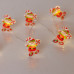 ΣΕΙΡΑ, 20 MINI LED, CANDY ΞΩΤΙΚΑ, ΜΠΑΤΑΡΙΑΣ 3xAA, ΧΡΟΝΟΔΙΑΚΟΠΤΗ, ΑΣΗΜΙ ΧΑΛΚΙΝΟ ΚΑΛΩΔΙΟ, ΘΕΡΜΟ ΛΕΥΚΟ LED ΑΝΑ 10cm, ΠΡΟΕΚΤΑΣΗ ΠΑΡΟΧΗΣ 30cm, IP20